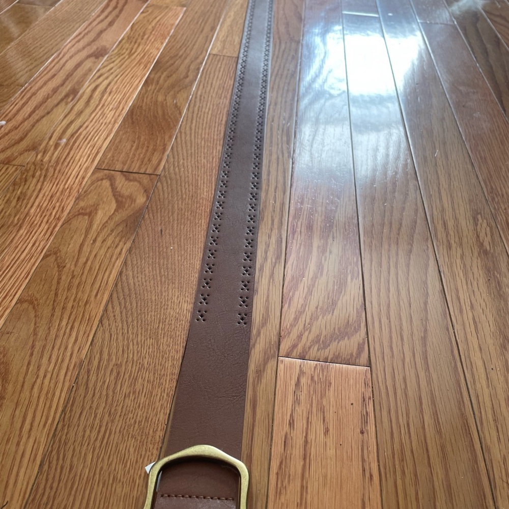 Sonoma women’s casual Brown Belt with‎ Gold Buckle XL NWT - Picture 5 of 12